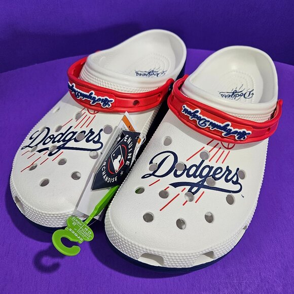 NEW Crocs MLB Los Angeles Dodgers Classic Clog Men display picture 2